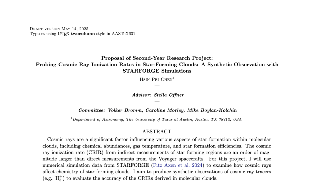 Proposal: Probing CRIRs in Star-Forming Clouds: A Synthetic Observation with&nbsp;STARFORGE